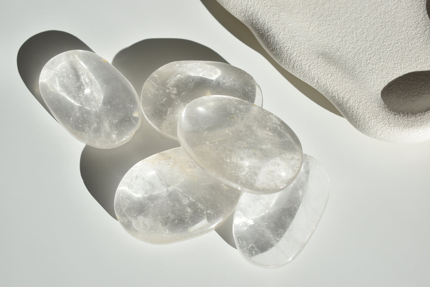 Clear Quartz Palm Stone | Purify