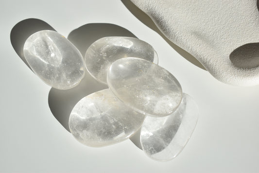 Clear Quartz Palm Stone | Purify