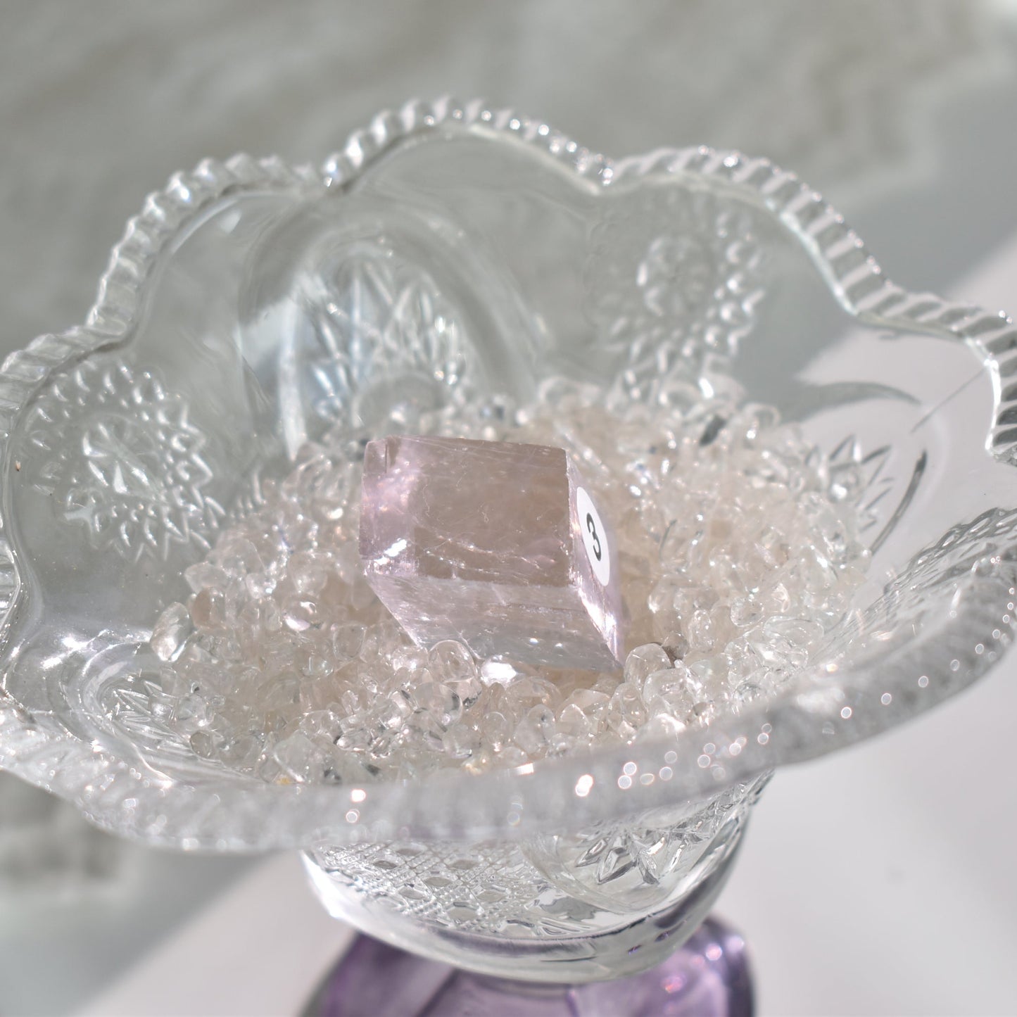 Rare Optical Lavender Calcite  (UV Reactive) #3