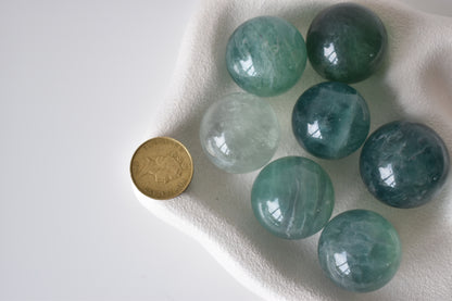 Blue Fluorite Small Sphere