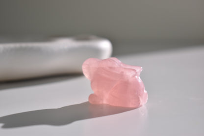 Rose Quartz Ribbit