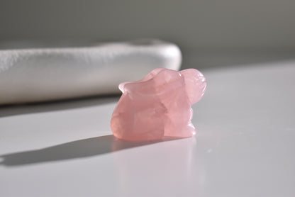 Rose Quartz Ribbit