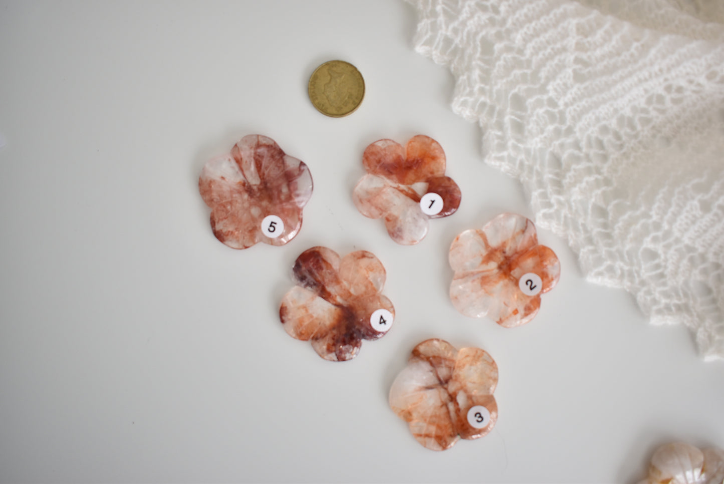 Fire (Hematoid) Quartz Flower #5