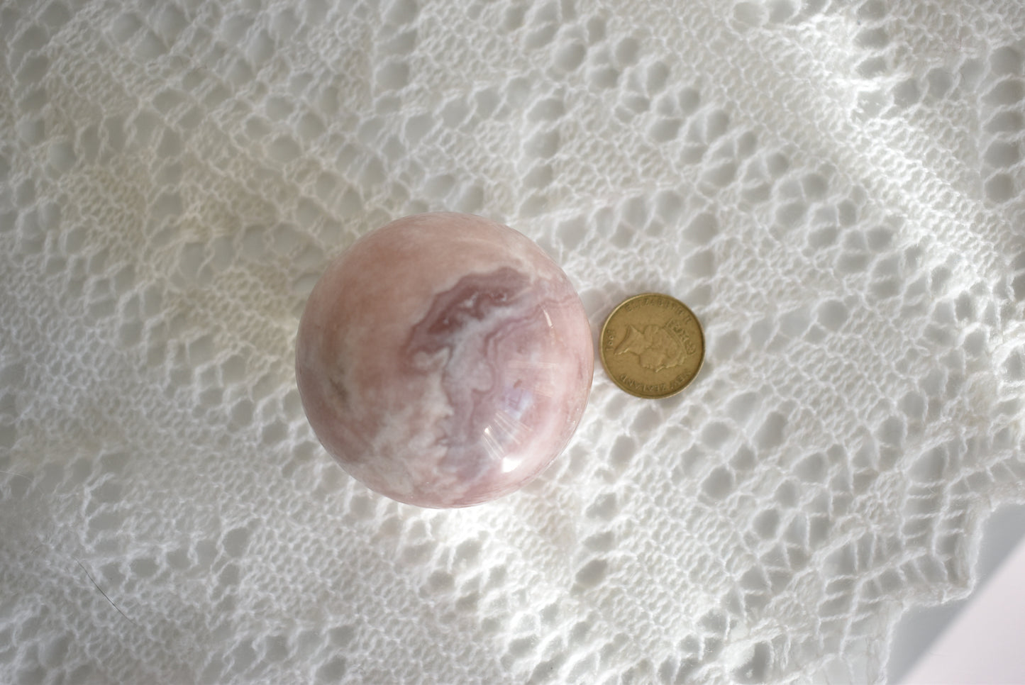 Pink Amethyst Sphere Druzy
