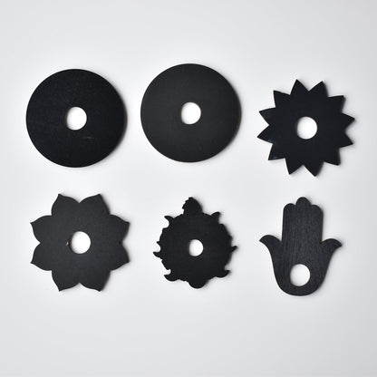 Wooden Engraving Crystal Sphere Holders