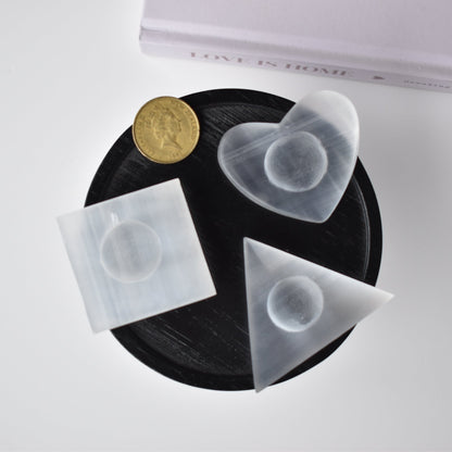 Selenite Sphere Holder