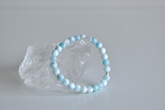 Larimar Bracelet 6.5mm