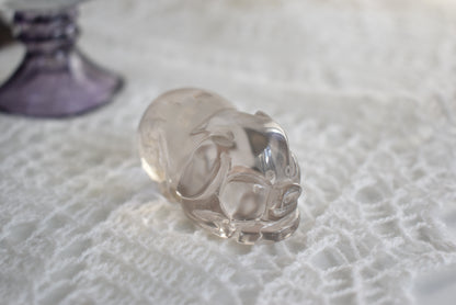 Smoky Quartz Hand Carved Piggy
