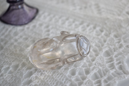 Smoky Quartz Hand Carved Piggy