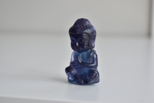 Fluorite Buddha Carving #2
