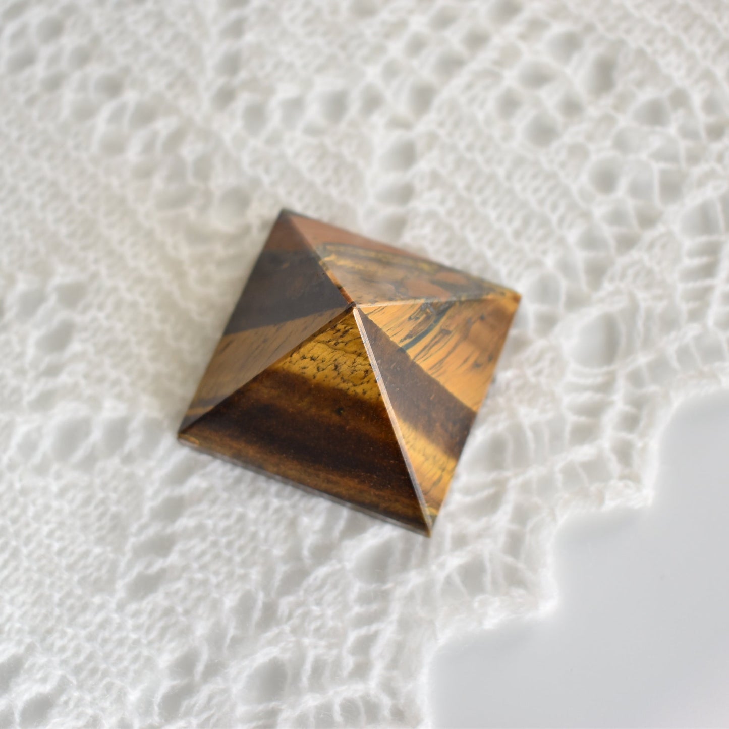 Tigers Eye Pyramid