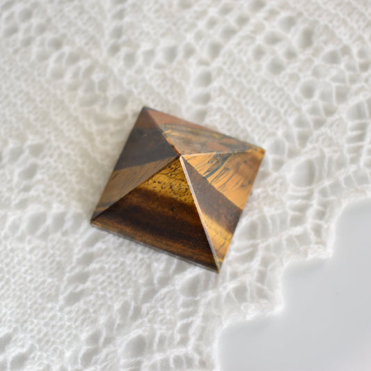 Tigers Eye Pyramid