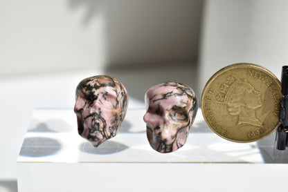 Rhodonite Skull (small)