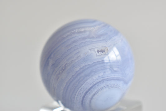Druzy Blue Lace Agate Sphere 35mm