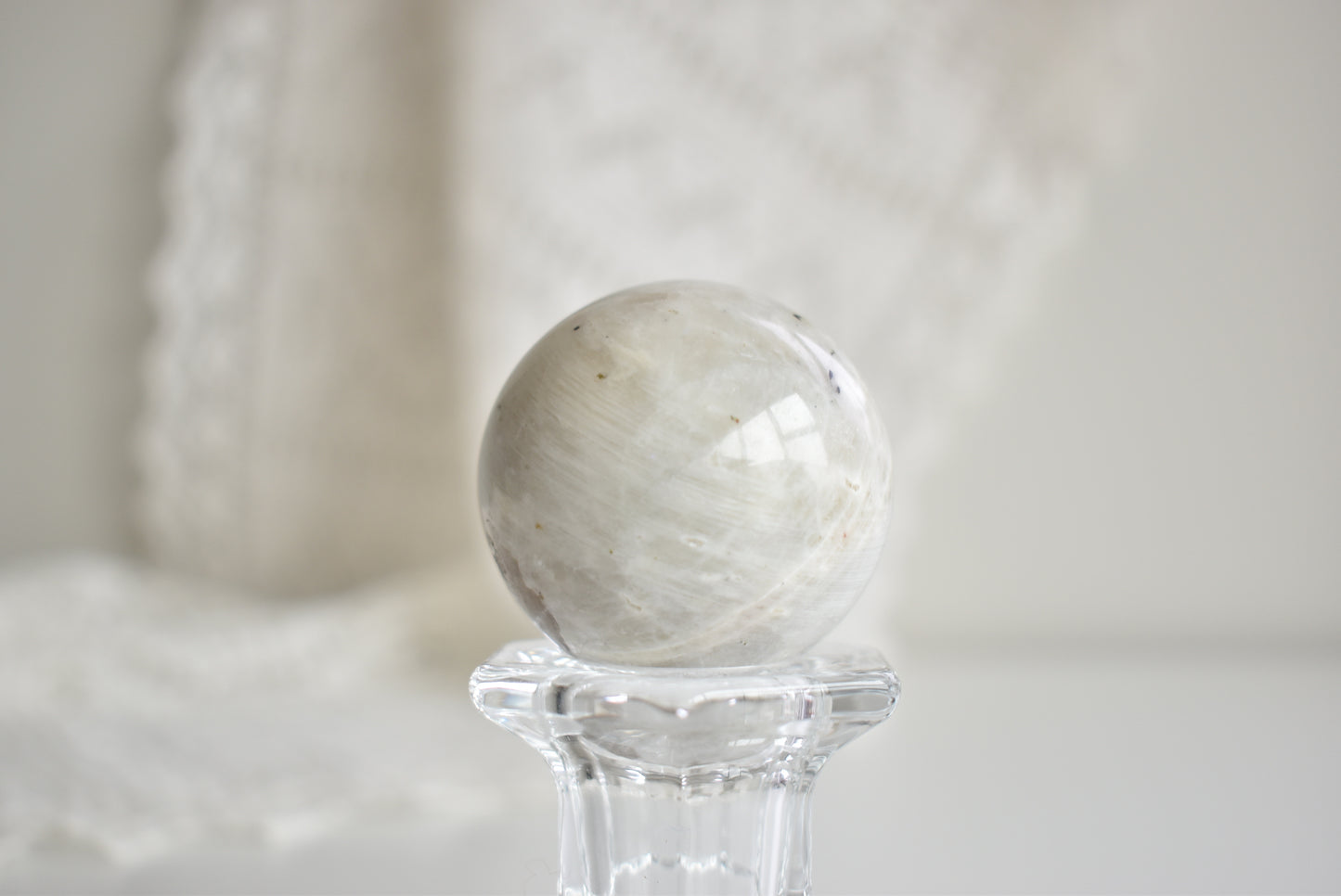 Rainbow Moonstone Sphere #1