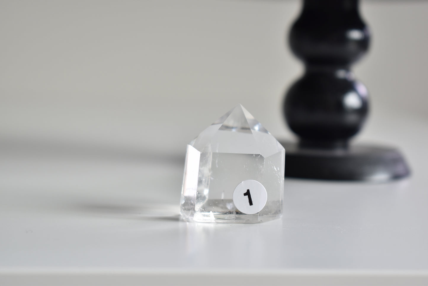 Blue Angel Feather Phantom Clear Quartz Point #1