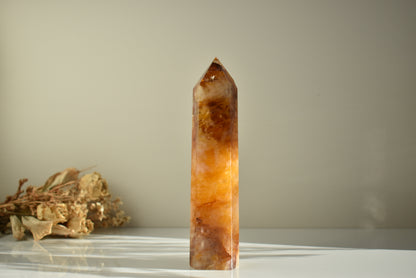 Golden Healer Quartz Tower Large