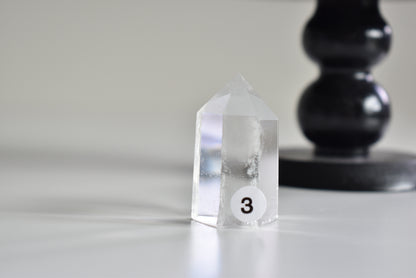 Blue Angel Feather Phantom Clear Quartz Point #3