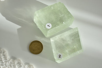 Rare Green Optical Calcite