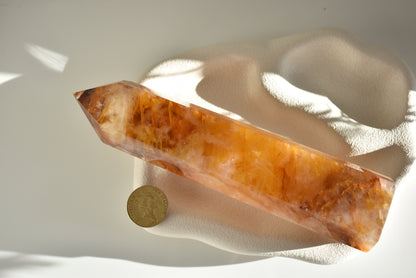 Golden Healer Quartz Tower Large
