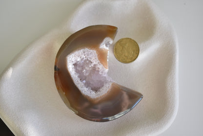 Amethyst Agate Moon