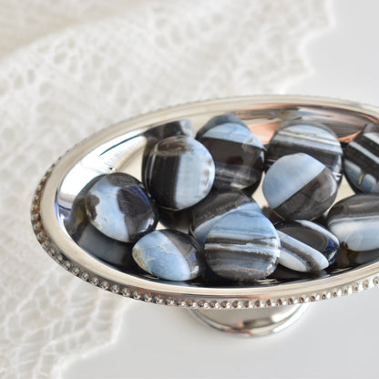 Blue Opal Small Flat Stone