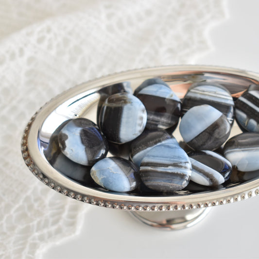Blue Opal Small Flat Stone