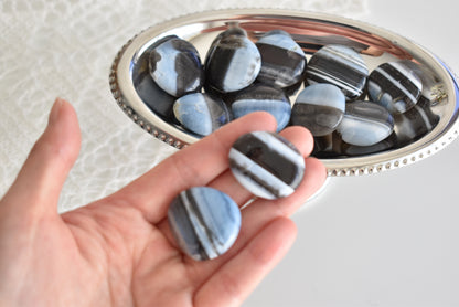 Blue Opal Small Flat Stone