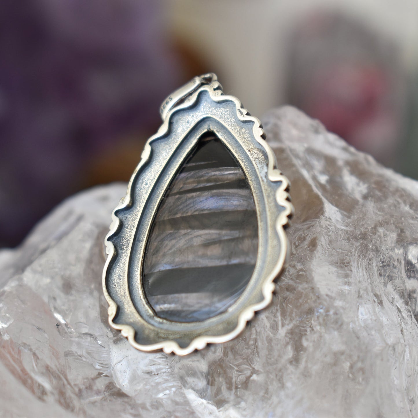 Hypersthene Sterling Sliver Pendant