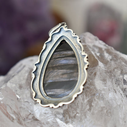Hypersthene Sterling Sliver Pendant