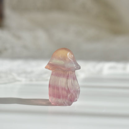 Fluorite Jellyfish Carving #3