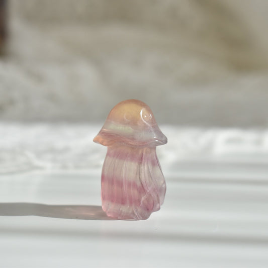 Fluorite Jellyfish Carving #3