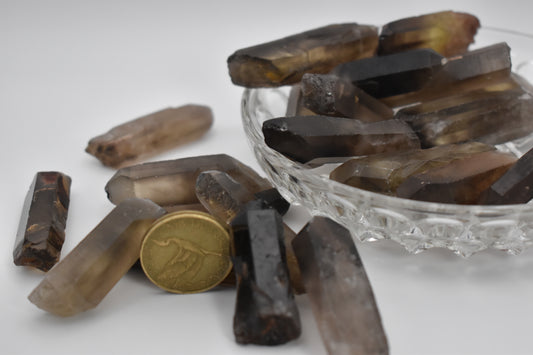 Natural Smoky Quartz Raw Point