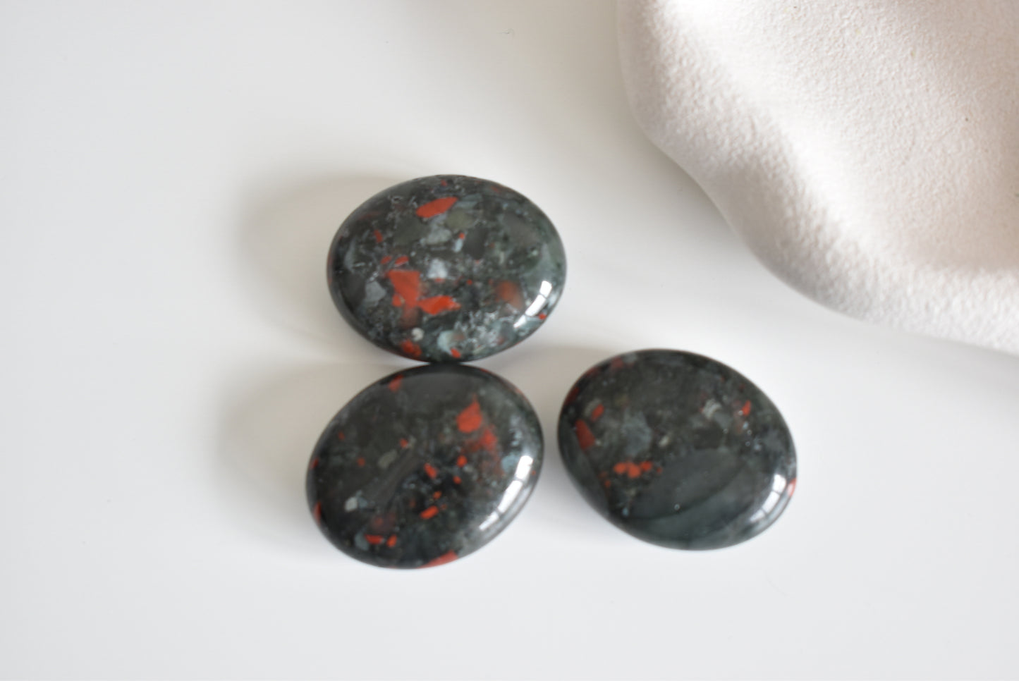 Bloodstone Palm Stone | Courage
