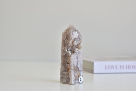 Pink Amethyst Druzy Agate Point #2