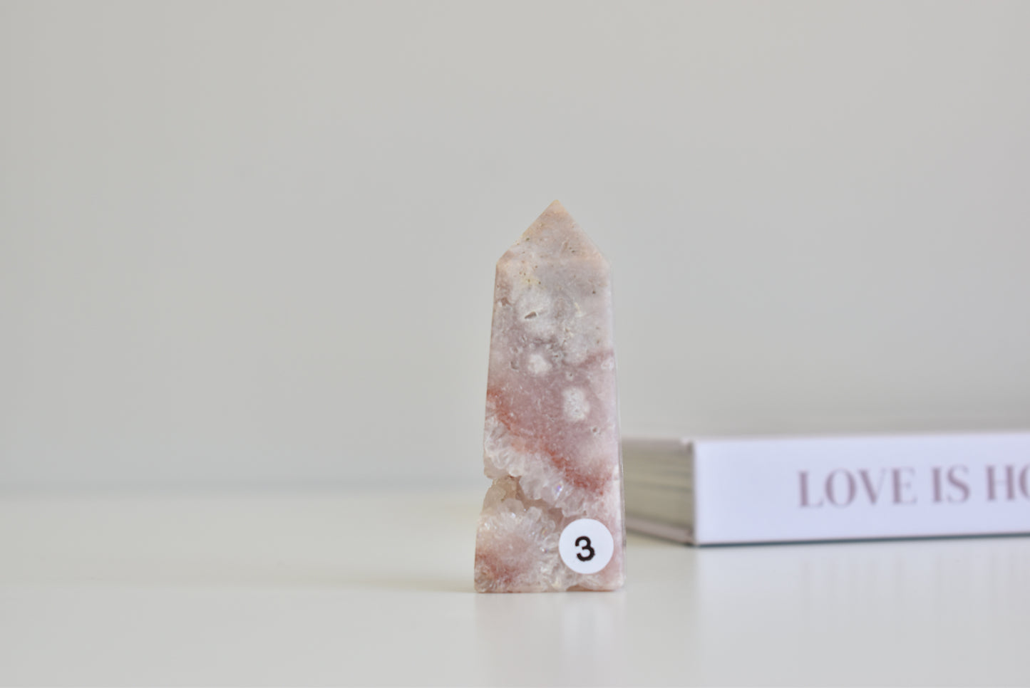 Pink Amethyst Druzy Agate Point #3