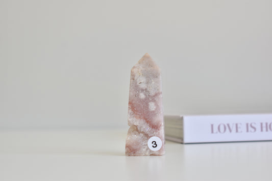 Pink Amethyst Druzy Agate Point #3