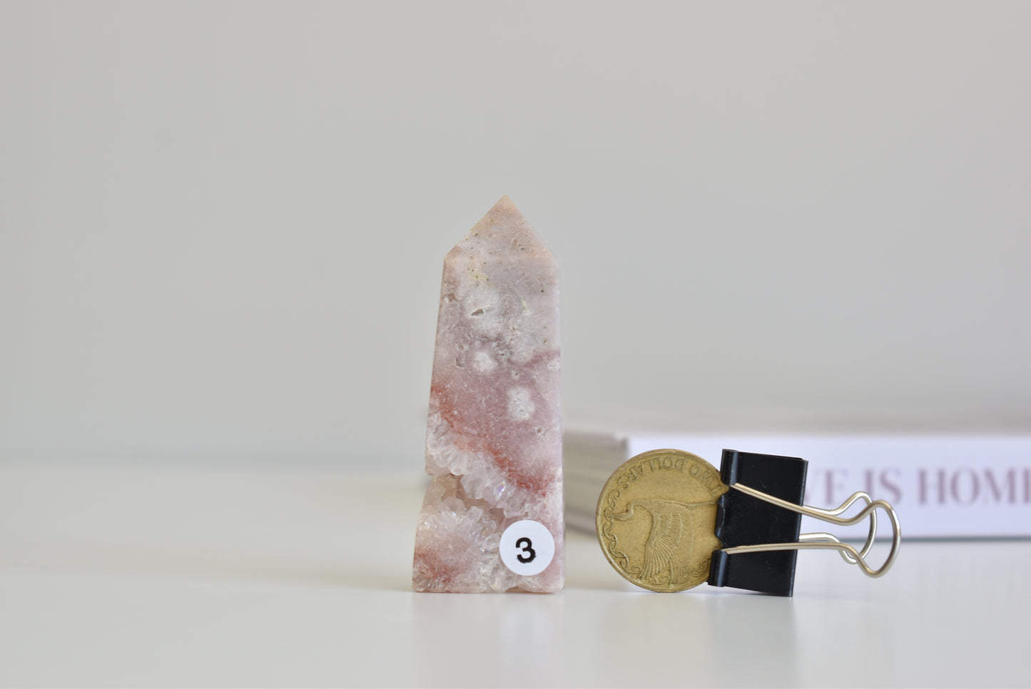 Pink Amethyst Druzy Agate Point #3