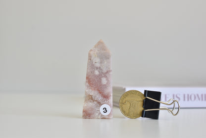 Pink Amethyst Druzy Agate Point #3