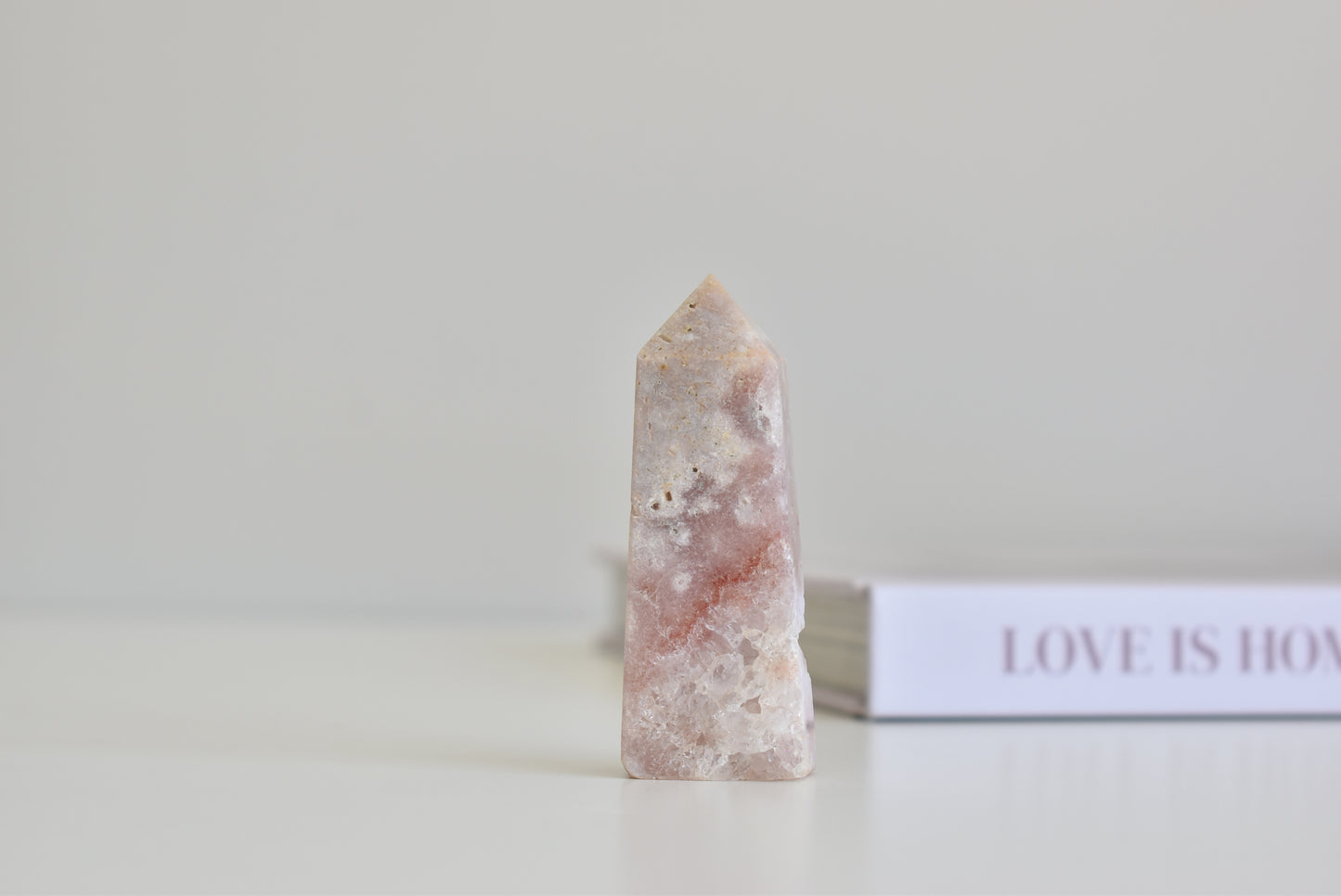 Pink Amethyst Druzy Agate Point #3