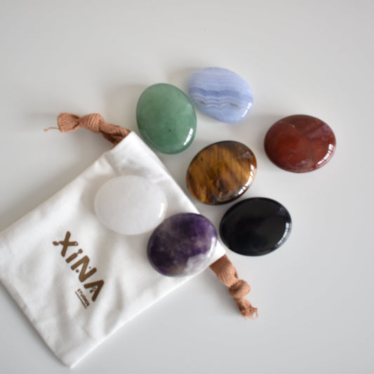 Chakra Healing Palm Stone Value Pack