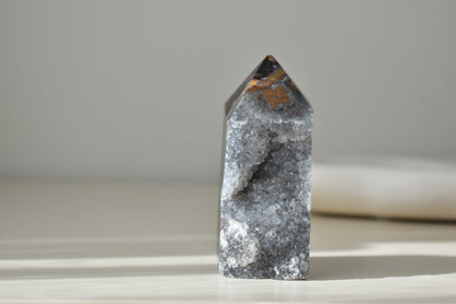 Druzy Agate Cluster Tower