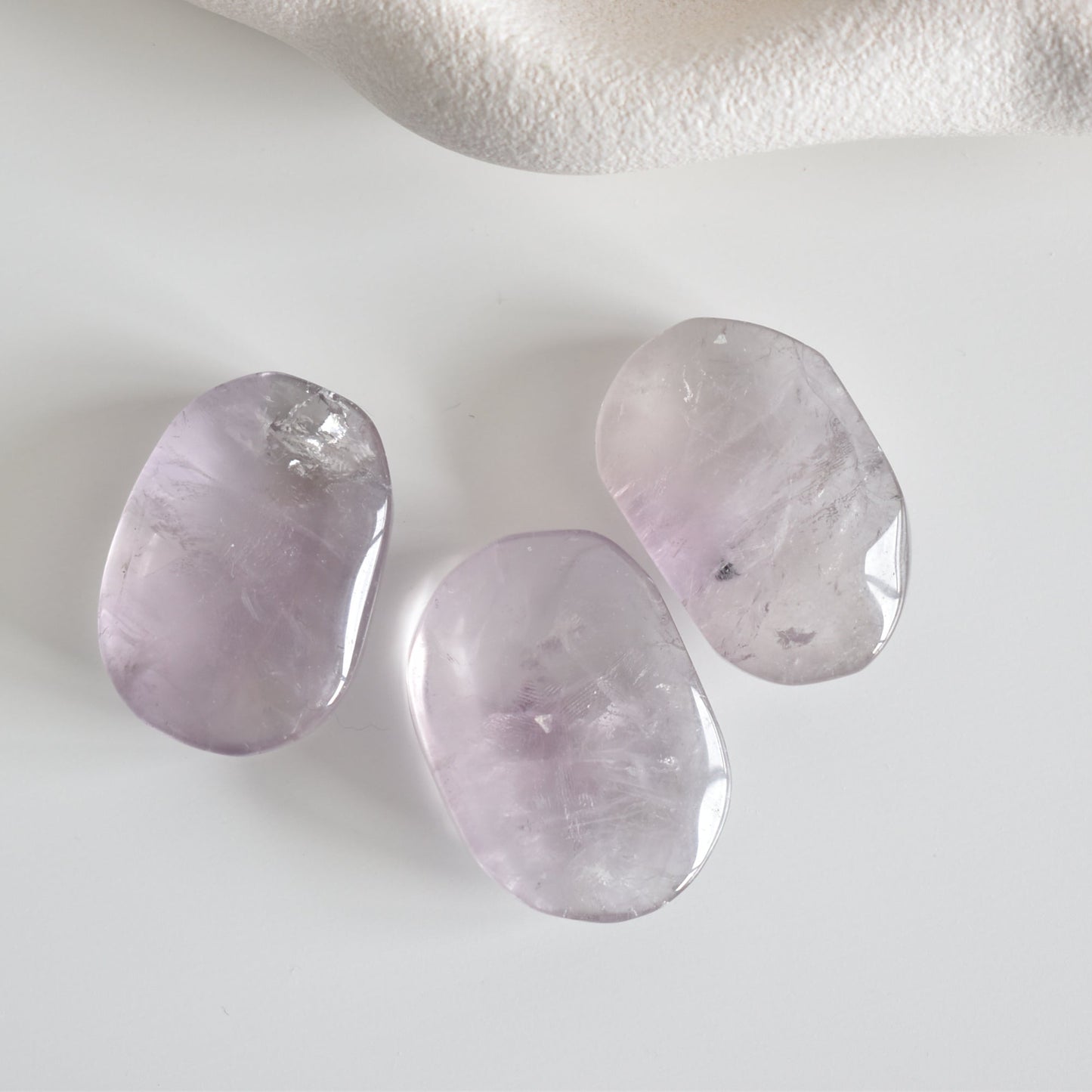 Lavender Amethyst Palm Stone | Calm