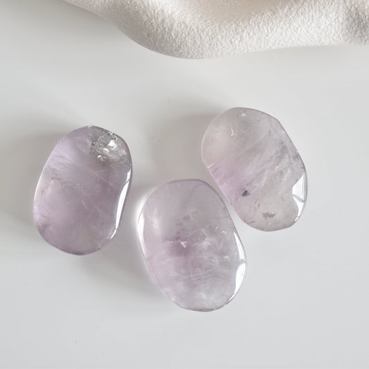 Lavender Amethyst Palm Stone | Calm