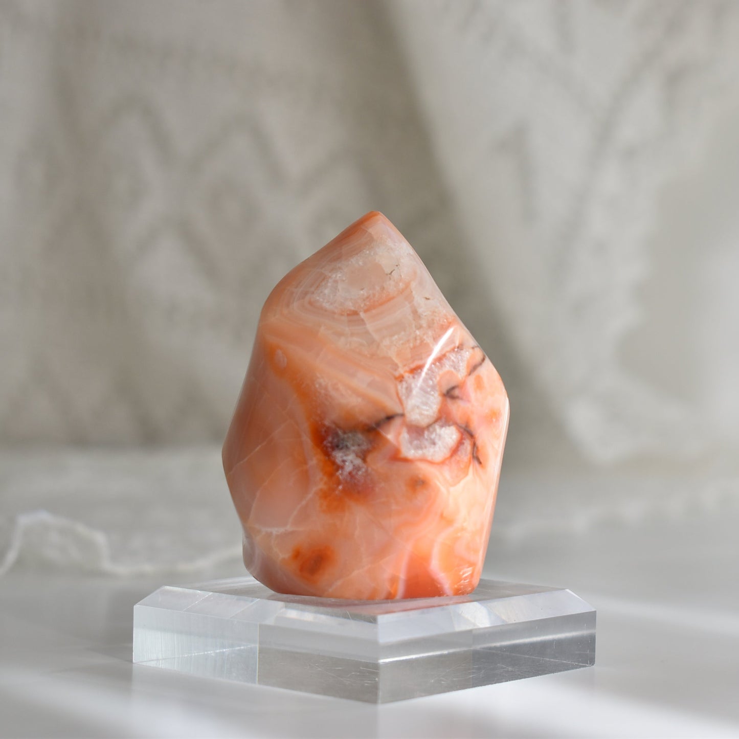 Peach Carnelian Flame