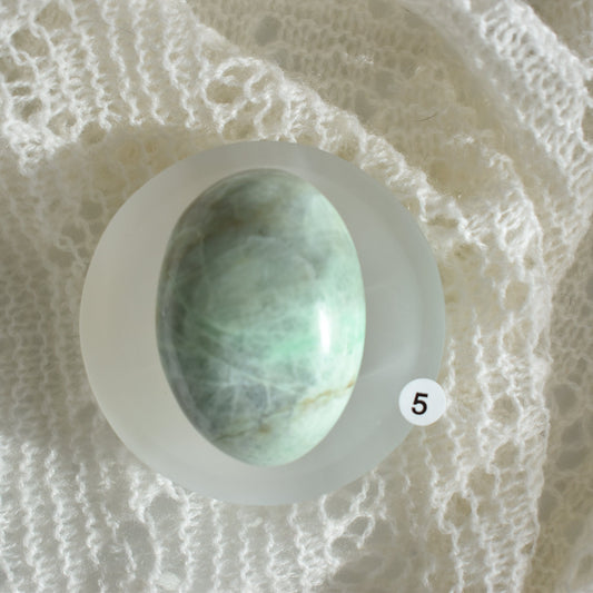 Green Moonstone Palmstone #5 (UV Reactive)