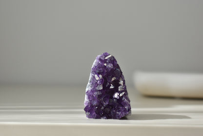 Mini Amethyst Cluster with calcite #3