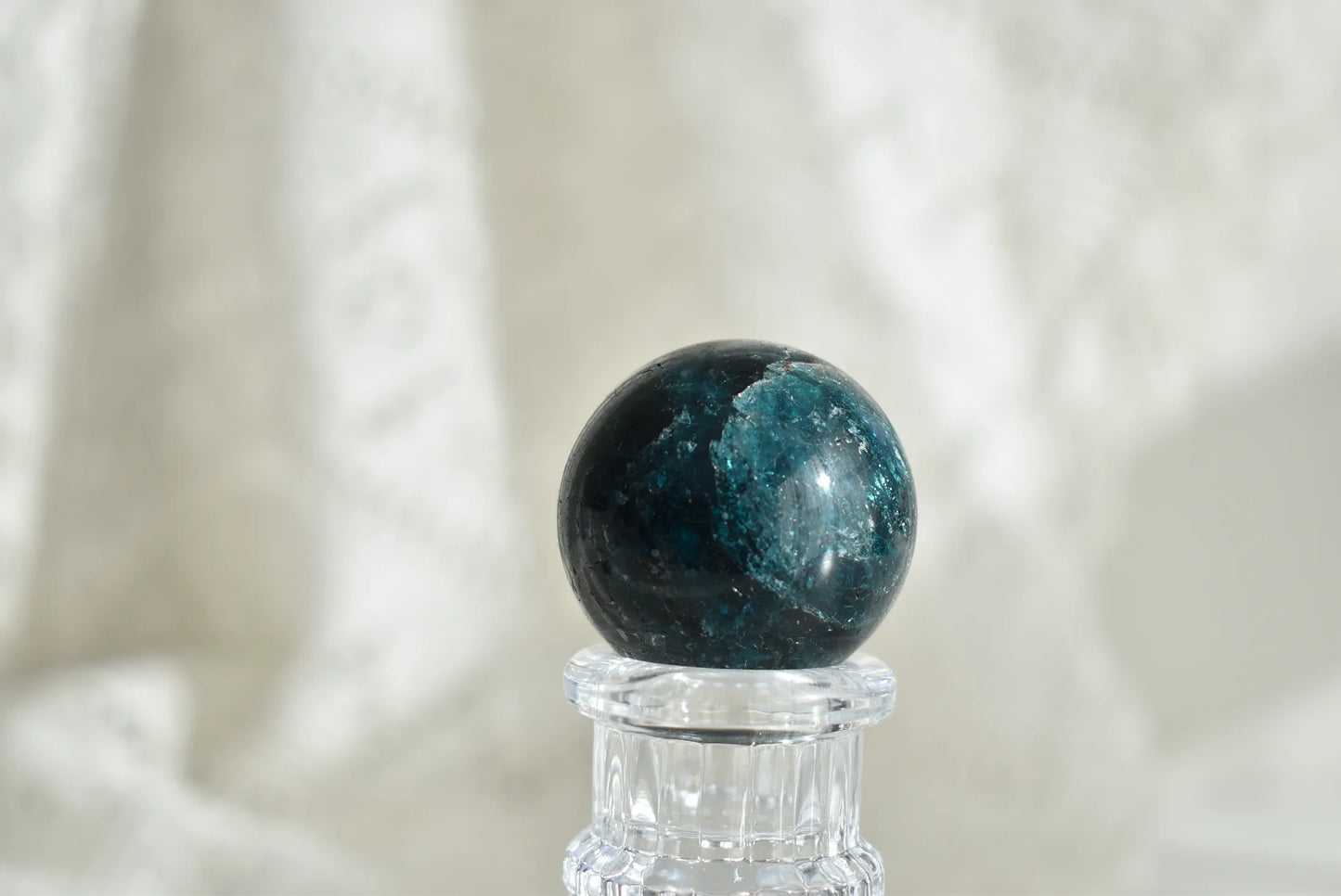 Blue Apatite Sphere 3.8cm #2