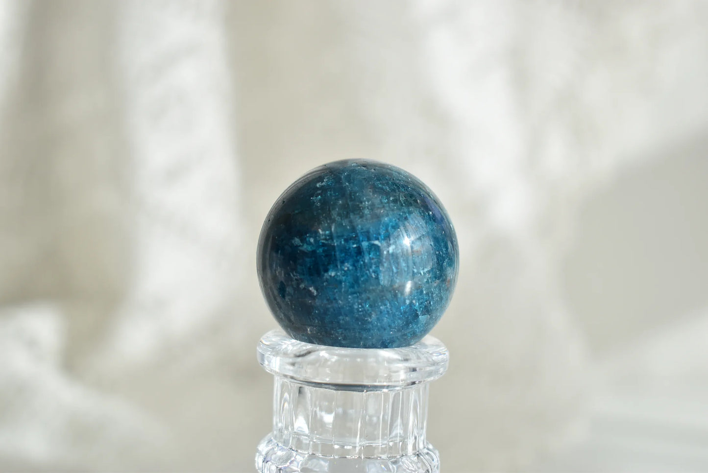 Blue Apatite Sphere 3.8cm #1