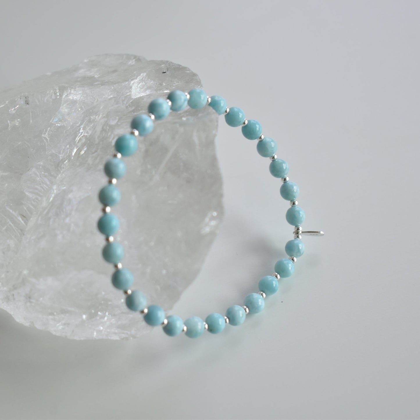 Larimar Bracelet 5mm